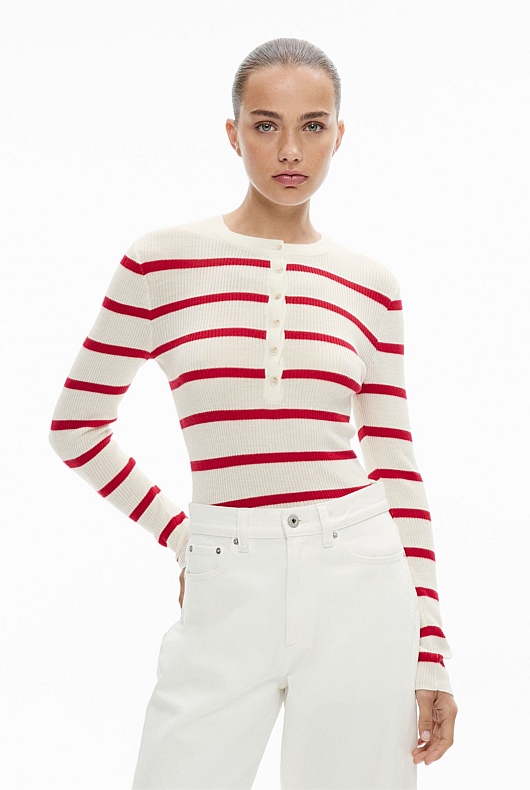 Henley Knit