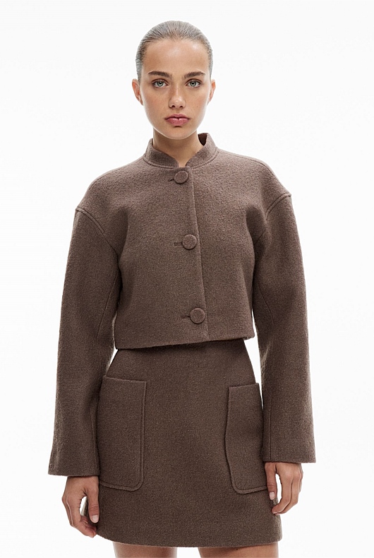 Three Button Bomber Jacket