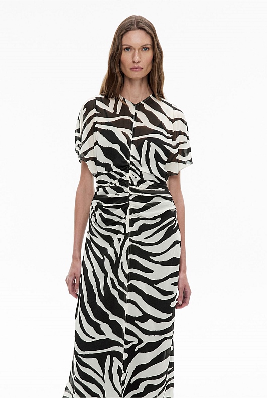 Gathered Seam Dress