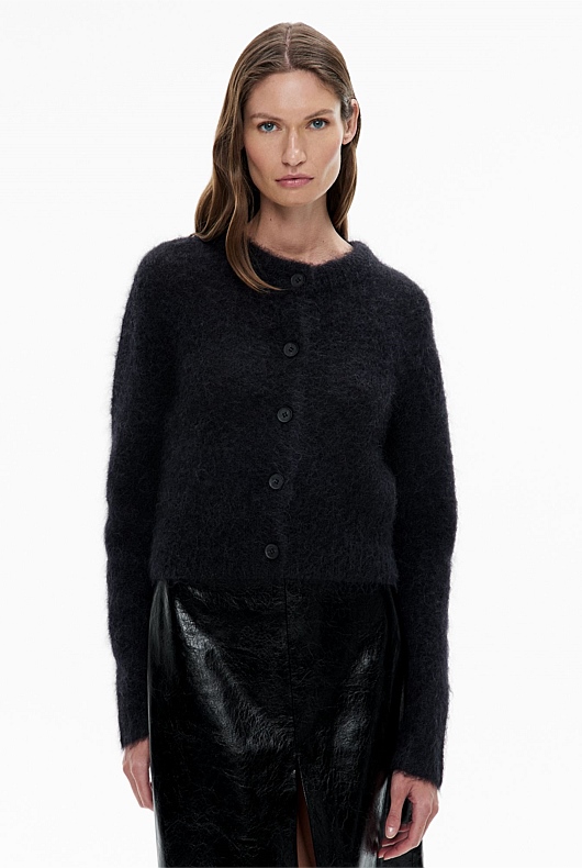 Fluffy Crew Cardigan