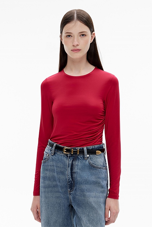 Drape Long Sleeve Top