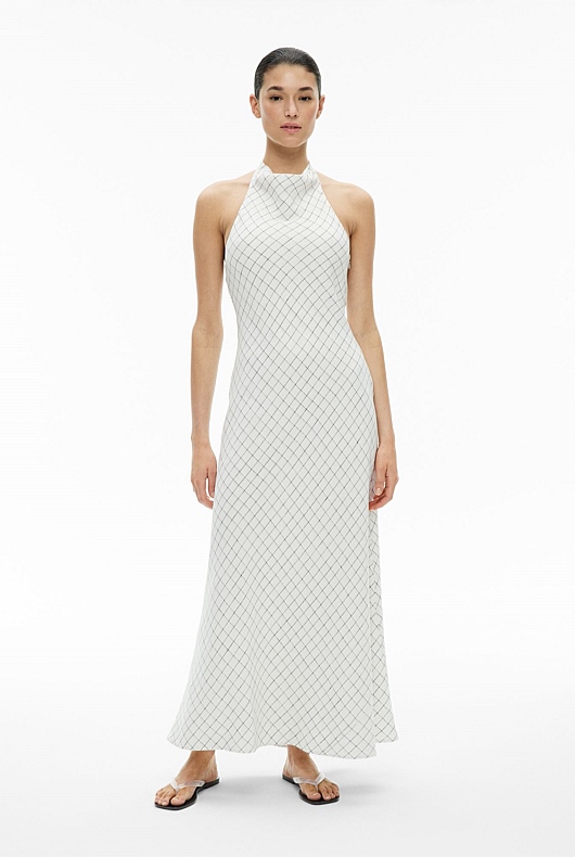 Halter Drape Dress