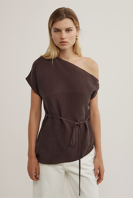 Tipped Shoulder Top