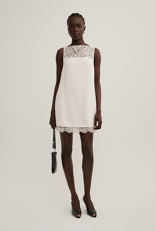 Lace Yoke Dress