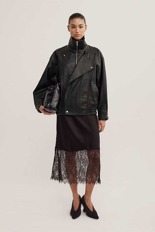 Lace Trim Skirt
