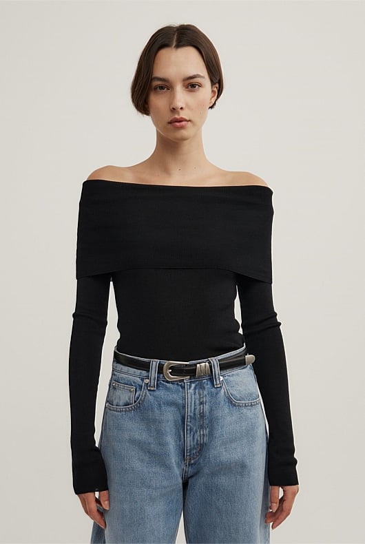 Fold Over Knit