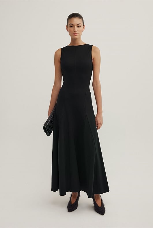 Jersey Panel Dress