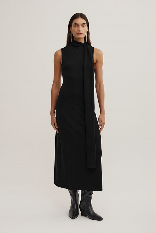 Knit Scarf Dress