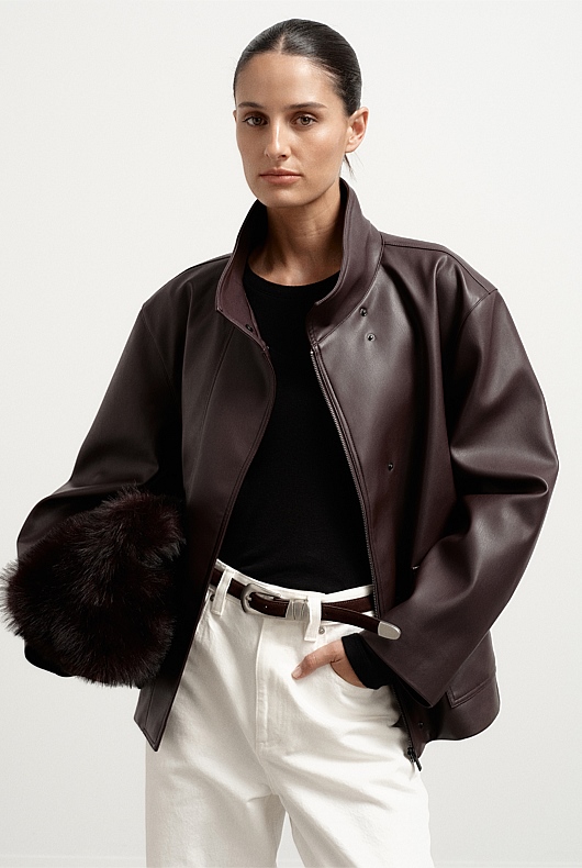 Boxy Biker Jacket
