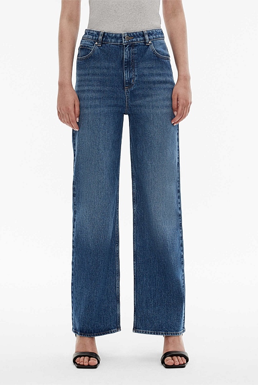 Indigo Super High Rise Jean Women s Denim Jeans Witchery