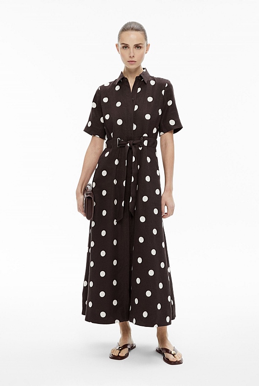 beach dress linen Berlook Linen Criss-Cross Back Maxi Dress