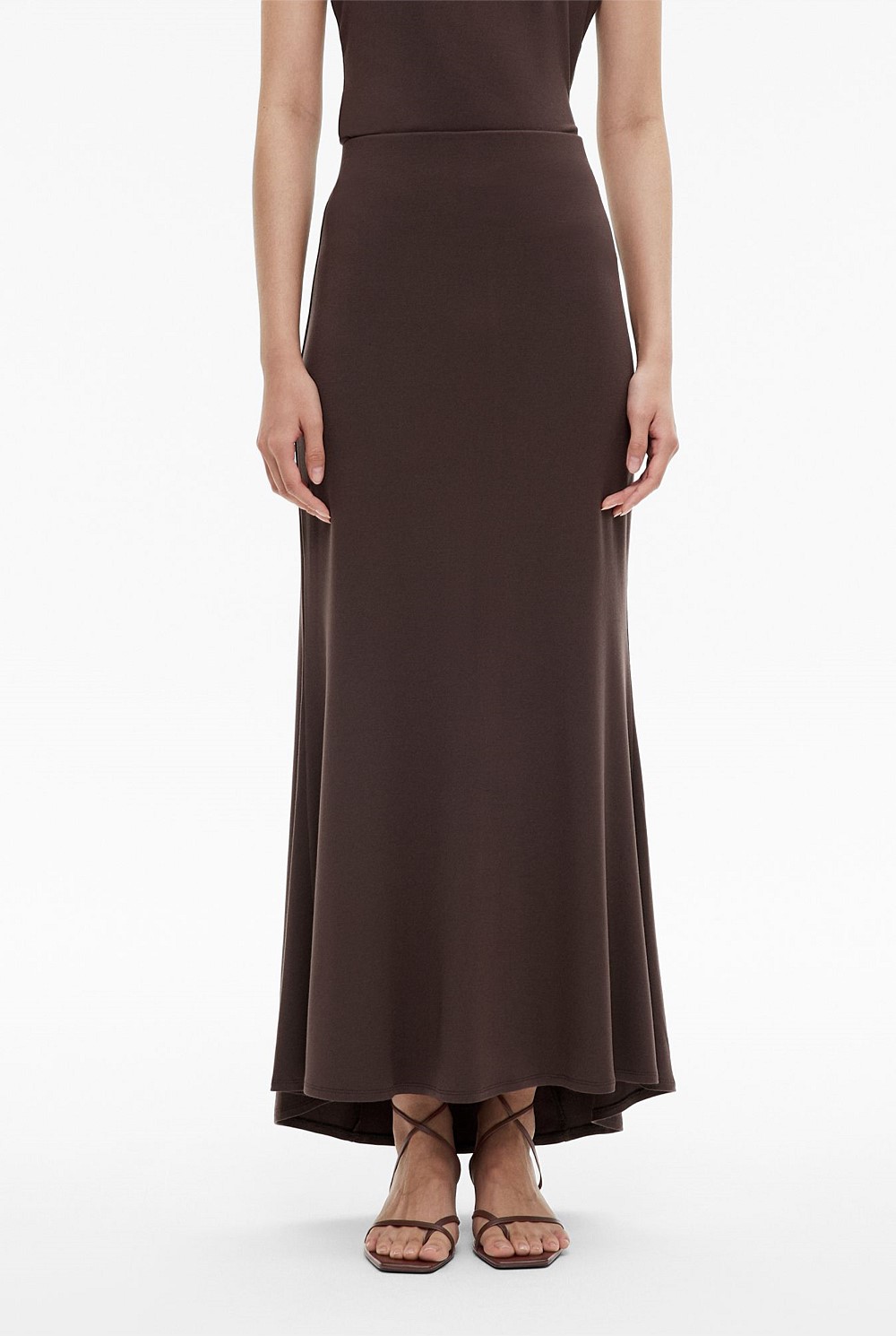 Bias cut maxi skirt witchery best sale