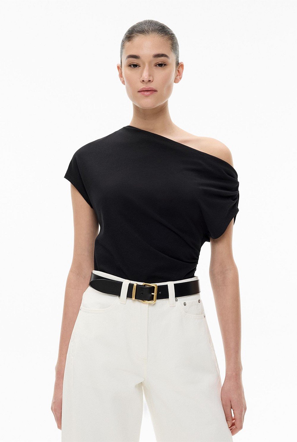 theredthread S asymmetric drape tops トップス THEREDTHREAD S drape