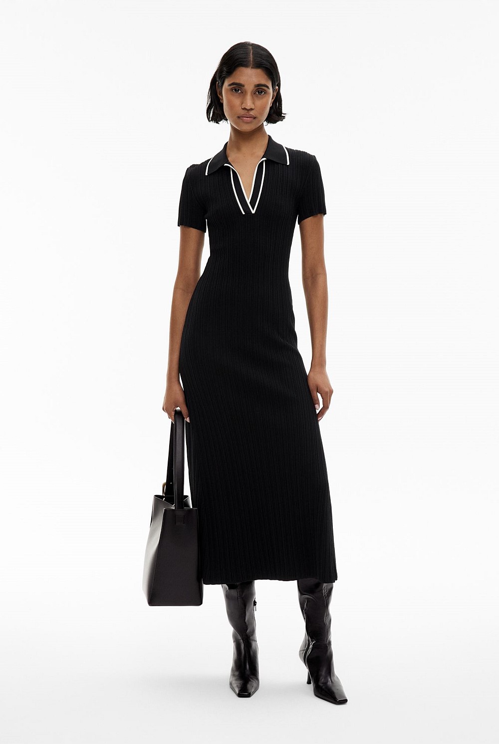 dress belt black 1.5