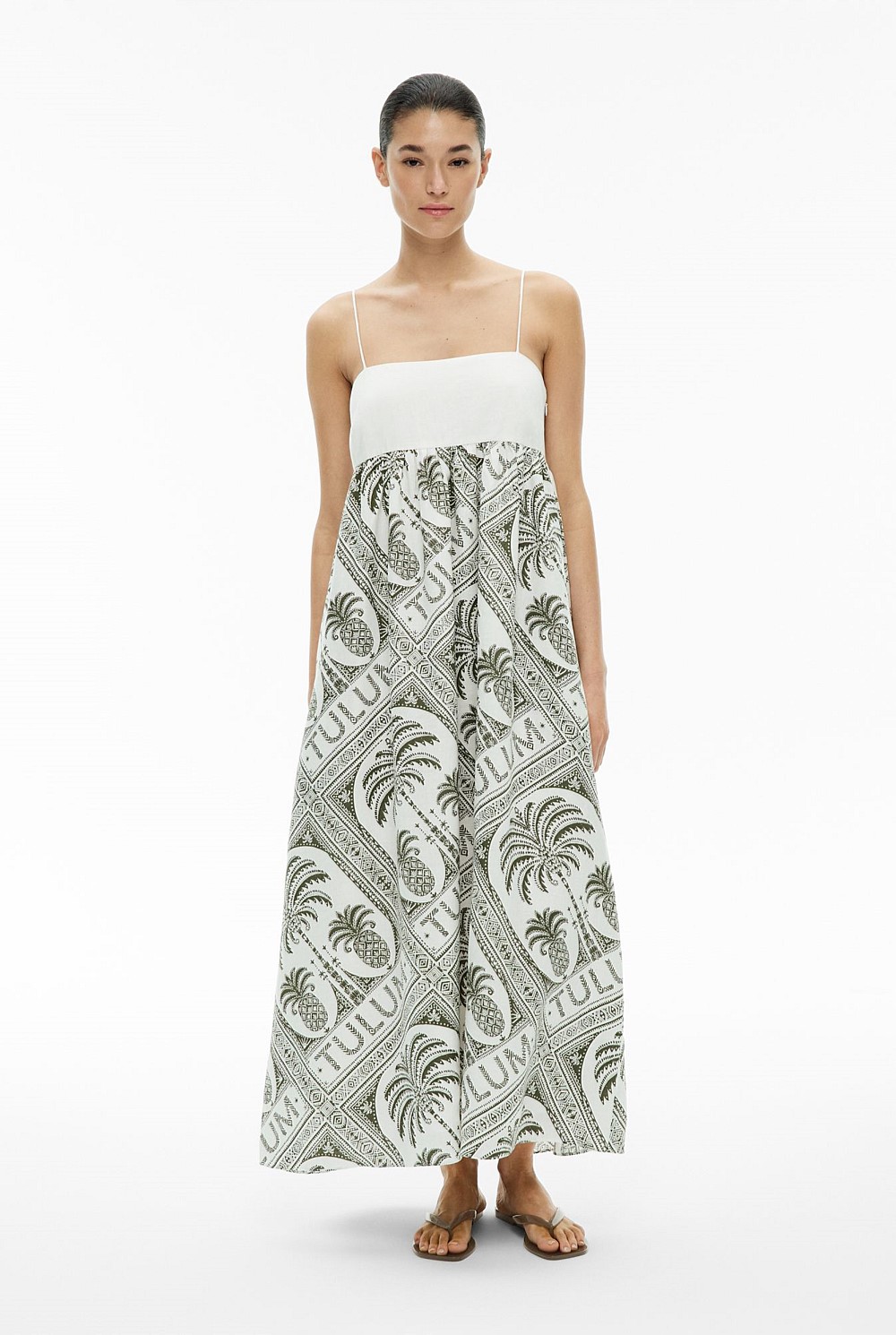 knee length dresses for ladies Second-Hand Witchery Cloud White Textured Maxi Dress Size 8 – SwapUp