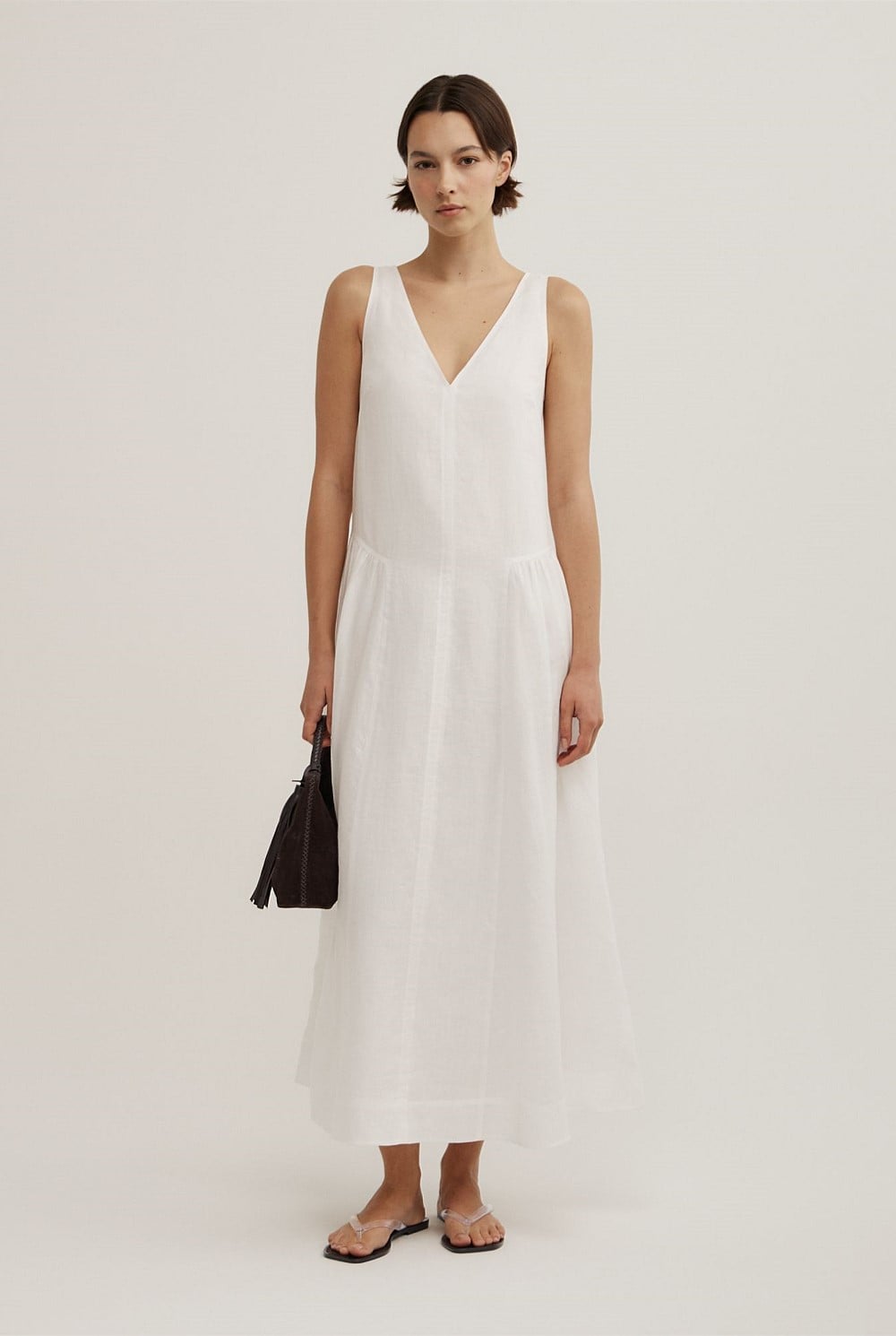 chinese dress ladies Princesa White Lace Dress – Cote Azura main image 1