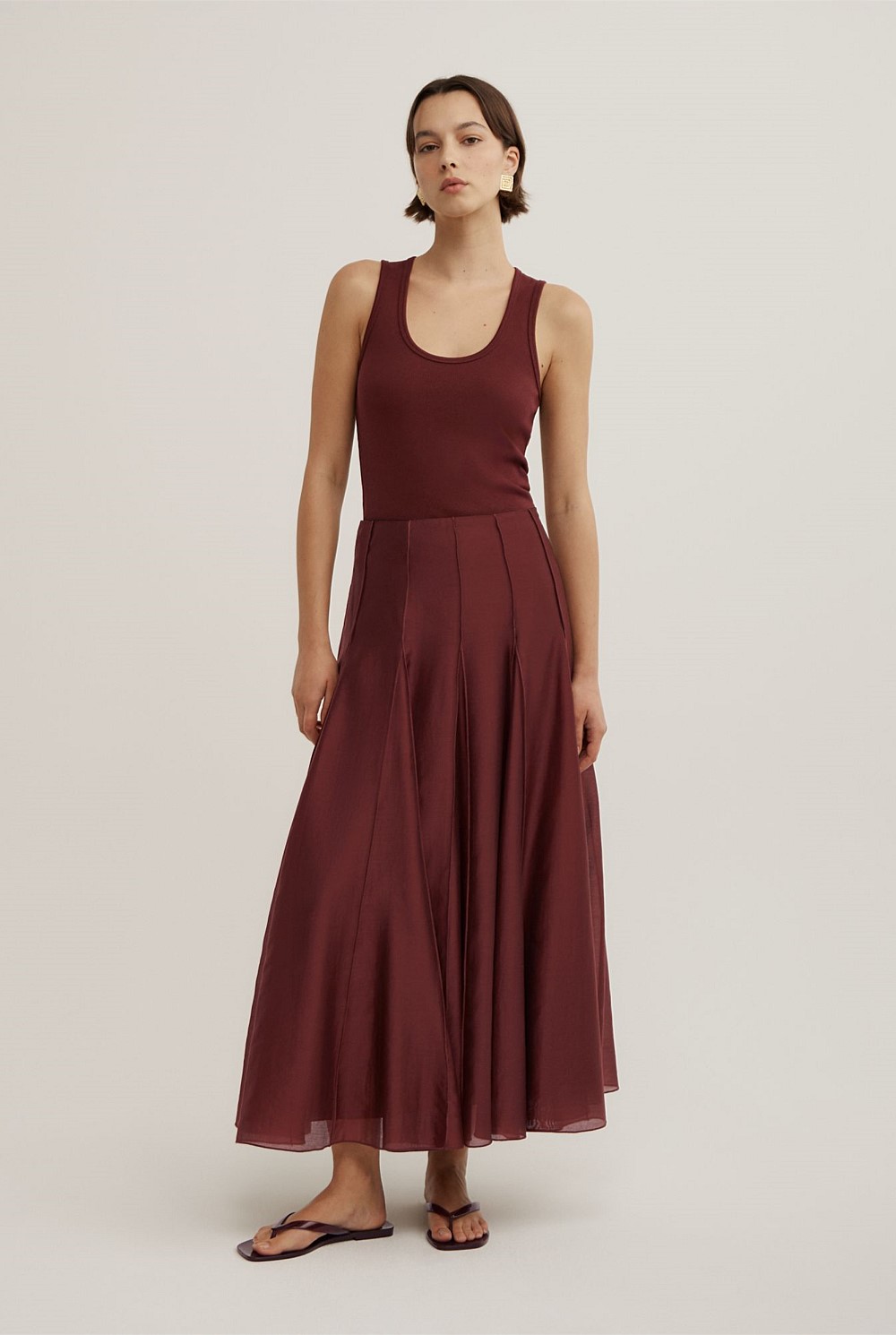 Rhubarb Godet Panel Maxi Skirt - Women's Maxi Skirts | Witchery
