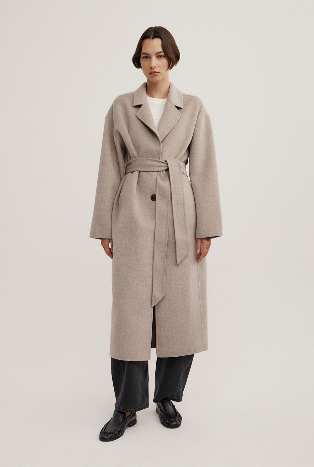 Oat Marle Cocoon Coat - Women's Jackets | Witchery