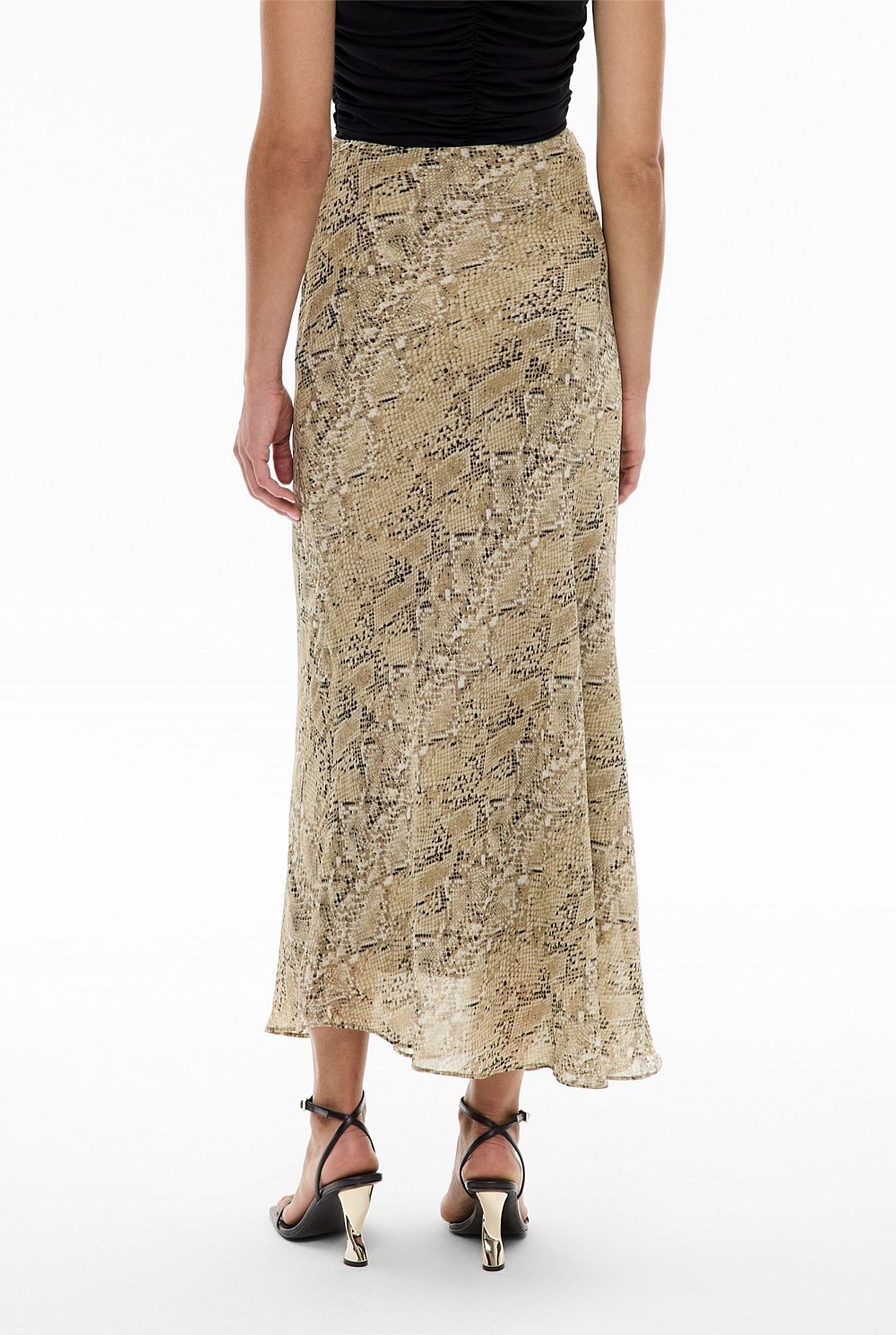 Snake Print Snake Print Maxi Skirt Women's Maxi Skirts Witchery