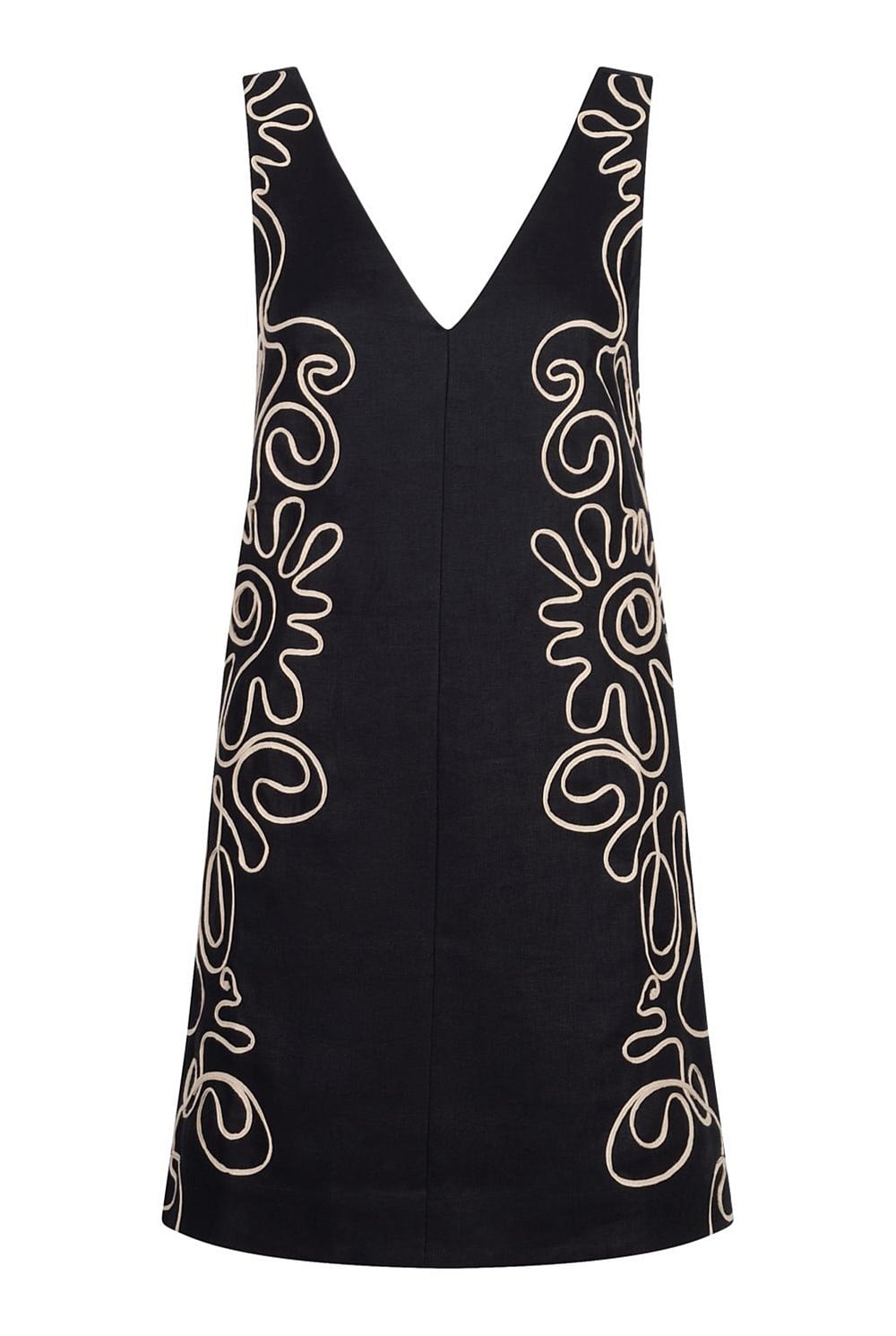 Black Corded Shift Dress - Women's Black Dresses | Witchery