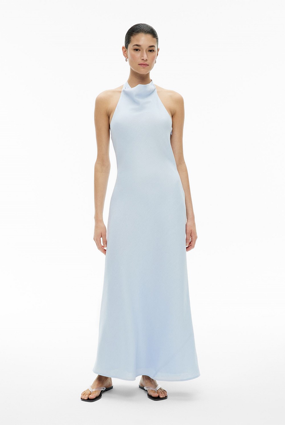 Halter Drape Dress
