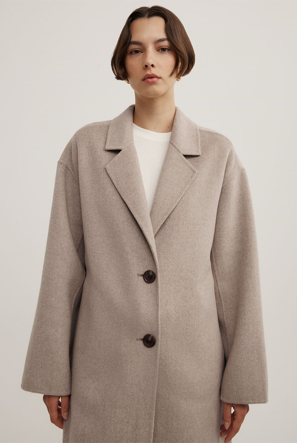 Oat Marle Cocoon Coat - Women's Jackets | Witchery